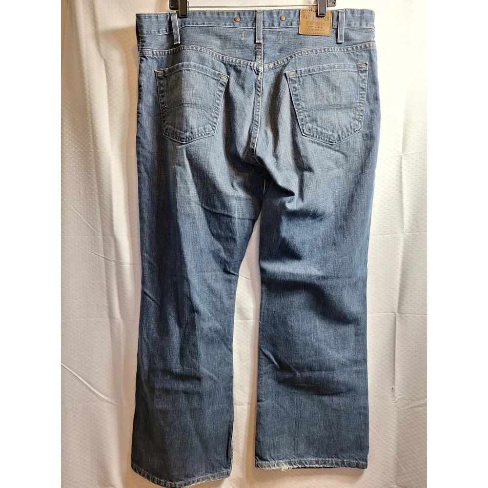 LEVI Strauss Signature Low Boot Jean Sz 40 Blue Copper Riveted Strength Western - Picture 2 of 7